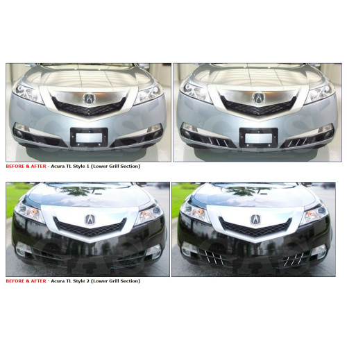 Front Lower Chrome Grille Trim for 2009-2011 Acura TL