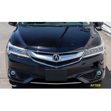 Front Lower Chrome Bumper Trim for 2016-2018 Acura ILX