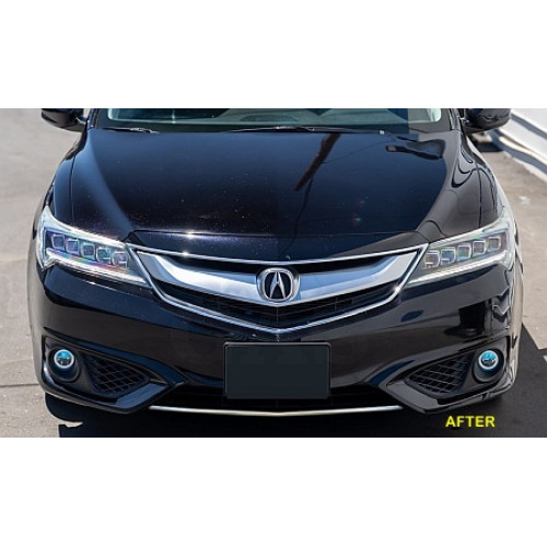 Front Lower Chrome Bumper Trim for 2016-2018 Acura ILX