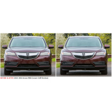 Front Lower Chrome Grille Trim for 2014-2016 Acura MDX