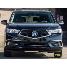 Front Lower Chrome Grille Trim for 2017-2020 Acura MDX
