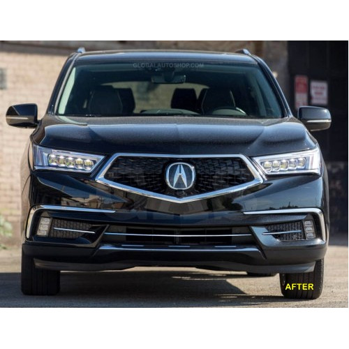 Front Lower Chrome Grille Trim for 2017-2020 Acura MDX