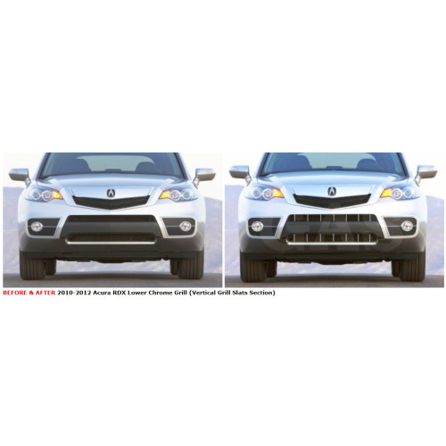 Front Lower Chrome Grille Trim for 2010-2012 Acura RDX