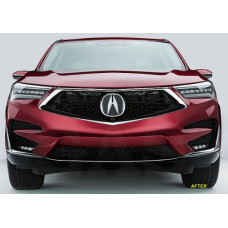 Front Lower Chrome Bumper Trim for 2019-2021 Acura RDX