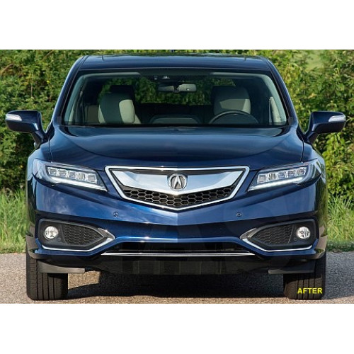 Front Lower Chrome Bumper Trim for 2016-2018 Acura RDX