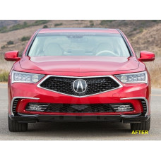 Front Lower Chrome Grille Trim for 2018-2020 Acura RLX