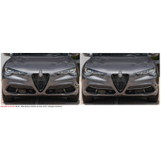 Front Lower Chrome Bumper Trim for Alfa Romeo Stelvio 2024-2025