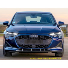 Front Chrome Grille Trim for 2025-2025 Audi A3