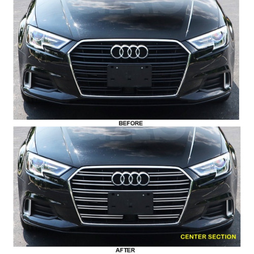 Front Chrome Grille Trim for 2017-2020 Audi A3