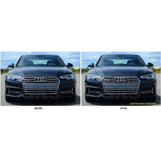 Front Chrome Grille / Bumper Trim for 2017-2019 Audi A4