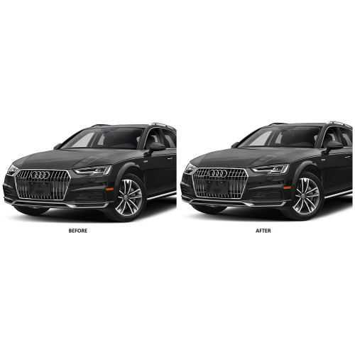 Front Chrome Grille Trim for 2017-2019 Audi A4 Allroad