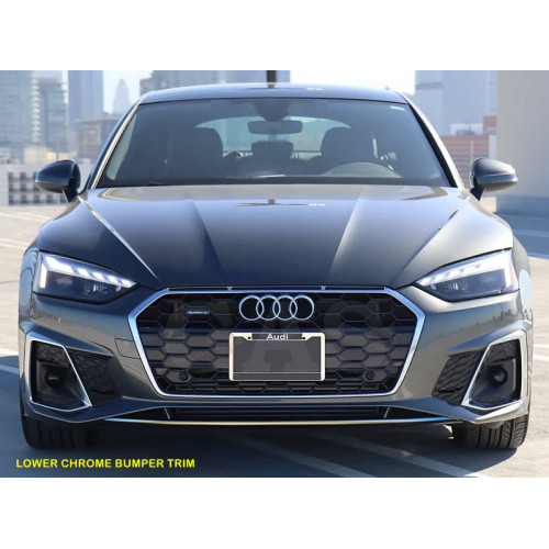 Front Chrome Grille / Bumper Trim for 2021-2025 Audi A5