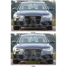 Front Chrome Grille Trim for 2012-2015 Audi A6