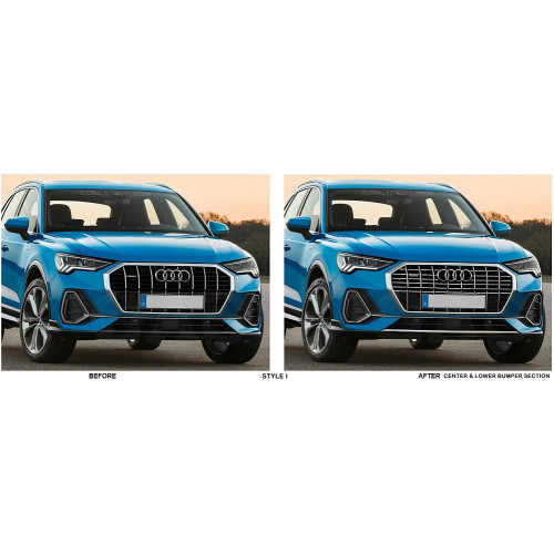 Front Chrome Grille Trim for 2019-2025 Audi Q3