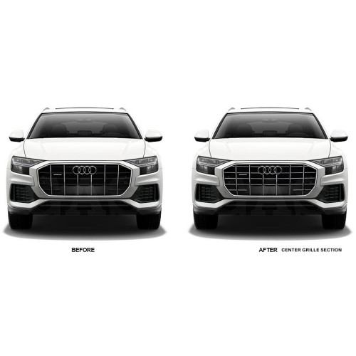 Front Chrome Grille Trim for 2019-2023 Audi Q8 / SQ8