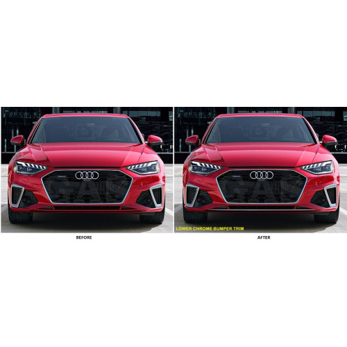 Front Chrome Bumper Trim for 2025-2025 Audi A4 / S4