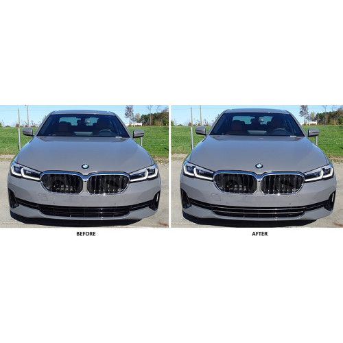 Front Lower Chrome Grille Trim for 2021-2023 BMW 5 Series