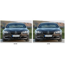 Front Lower Side Chrome Grille Trim for 2011-2019 BMW 6 Series