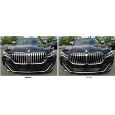 Front Lower Chrome Grille Trim for 2020-2022 BMW 7 Series
