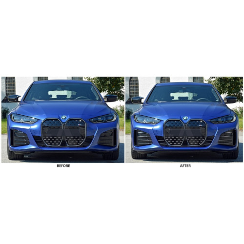 Front Chrome Grille Trim for 2022-2025 BMW i4 - Style I