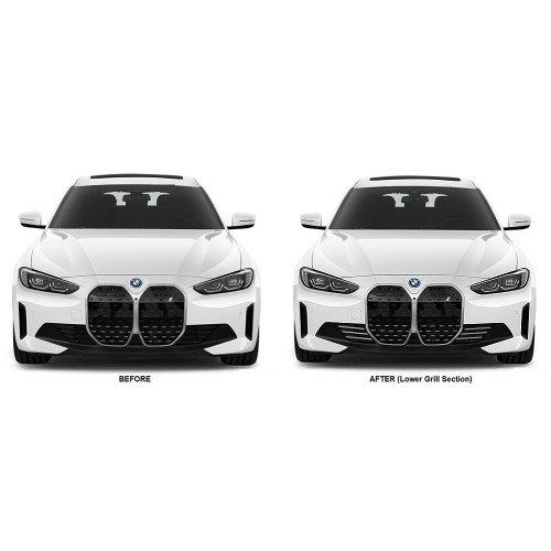 Front Chrome Grille Trim for 2023-2025 BMW i4 - Style II