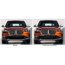 Front Lower Chrome Grille Trim for 2023-2025 BMW X1