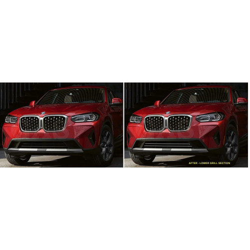 Front Chrome Grille Trim for 2022-2025 BMW X4