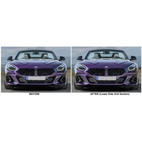 Front Lower Chrome Grille Trim for 2023-2025 BMW Z4