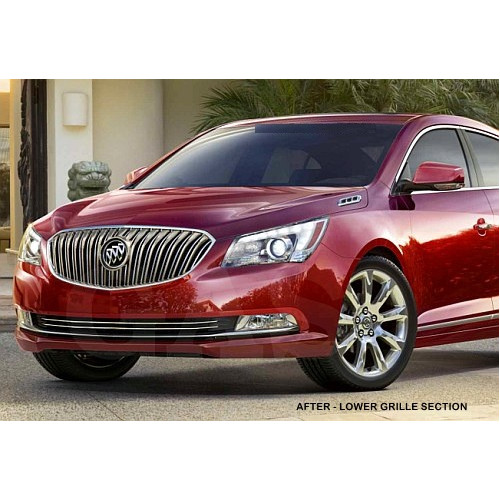 Front Lower Chrome Grille Trim for 2014-2016 Buick Lacrosse