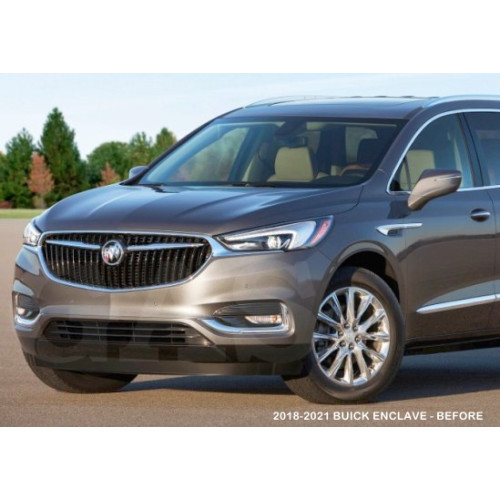 Front Chrome Grille / Bumper Trim for 2018-2021 Buick Enclave