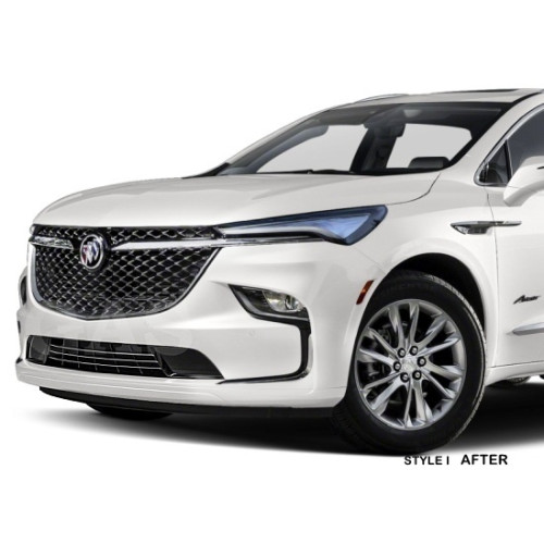 Front Lower Chrome Grille Trim for 2022-2024 Buick Enclave