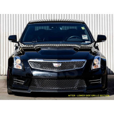 Front Lower Chrome Grille Trim for 2015-2019 Cadillac ATS-V Coupe