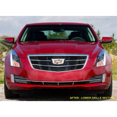 Front Lower Chrome Grille Trim for 2015-2019 Cadillac ATS Coupe
