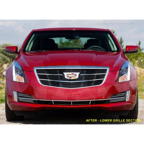 Front Lower Chrome Grille Trim for 2015-2019 Cadillac ATS Coupe