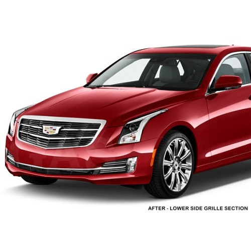 Front Lower Chrome Grille Trim for 2015-2018 Cadillac ATS Sedan
