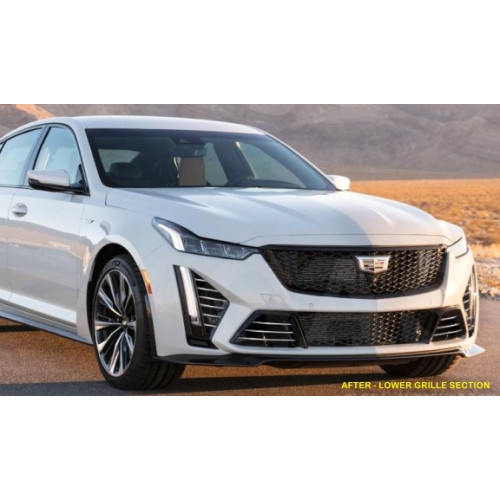 Front Lower Chrome Grille Trim for 2022-2024 Cadillac CT5-V Blackwing