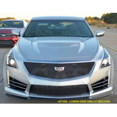 Front Lower Side Chrome Grille Trim for 2016-2019 Cadillac CTS-V
