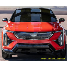 Front Side Chrome Grille Trim for 2025+ Cadillac Optiq