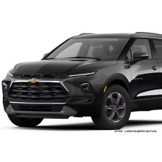 Front Chrome Bumper Trim for 2024-2025 Chevrolet Blazer