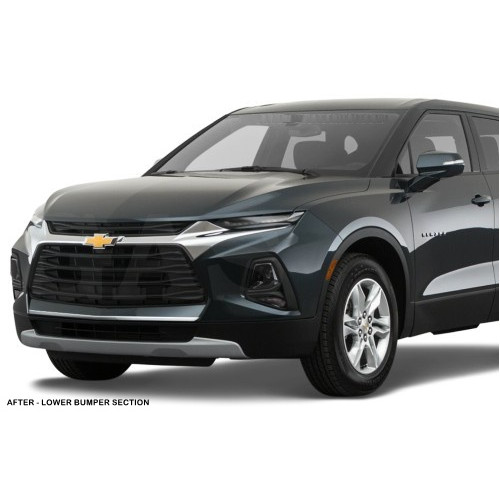 Front Chrome Bumper Trim for 2019-2023 Chevrolet Blazer