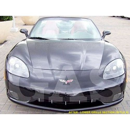 Front Lower Chrome Grille Trim for 2005-2013 Chevrolet Corvette