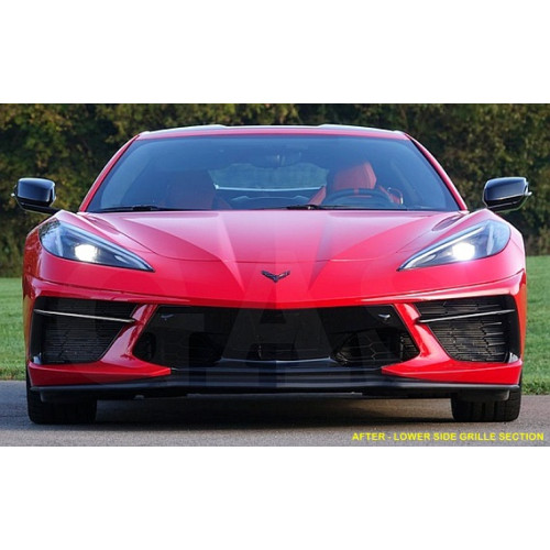 Front Lower Chrome Grille Trim for 2020-2025 Chevrolet Corvette Stingray