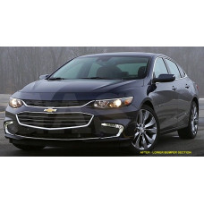 Front Chrome Bumper Trim for 2016-2018 Chevrolet Malibu