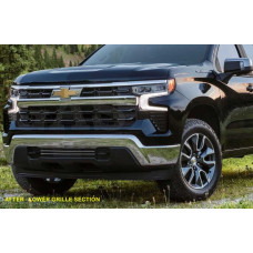 Front Lower Chrome Grille Trim for 2019-2021 Chevrolet Silverado 1500 All Models