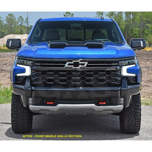 Front Chrome Grille Trim for 2022-2025 Chevrolet Silverado ZR2