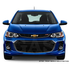 Front Chrome Grille Trim for 2016-2020 Chevrolet Sonic 5-Door RS / LT / Premium