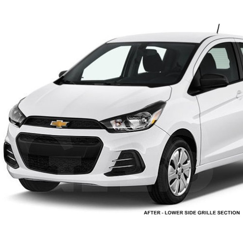 Front Lower Chrome Grille Trim for 2016-2018 Chevrolet Spark