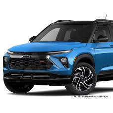 Front Lower Chrome Grille Trim for 2024-2025 Chevrolet Trailblazer RS