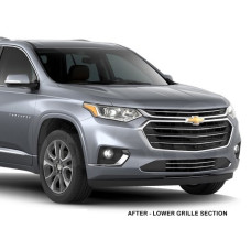 Front Lower Chrome Grille Trim for 2018-2021 Chevrolet Traverse