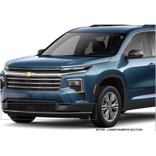 Front Chrome Bumper Trim for 2024-2025 Chevrolet Traverse